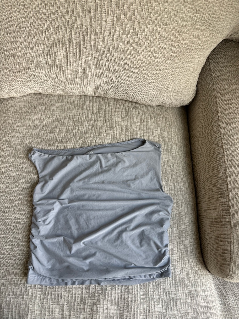 Ruched slightly cropped tank